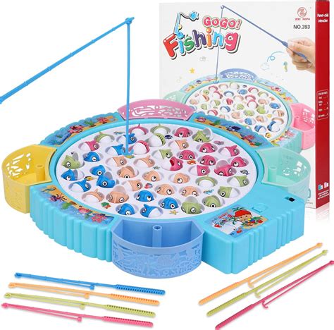toy fishing rod magnetic|magnetic fishing game toy.